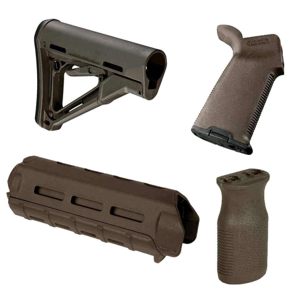 トイガン magpul moe stock & grip Magpul Moe Carbine Stock Mil-spec and MOE Grip Combo - NRA