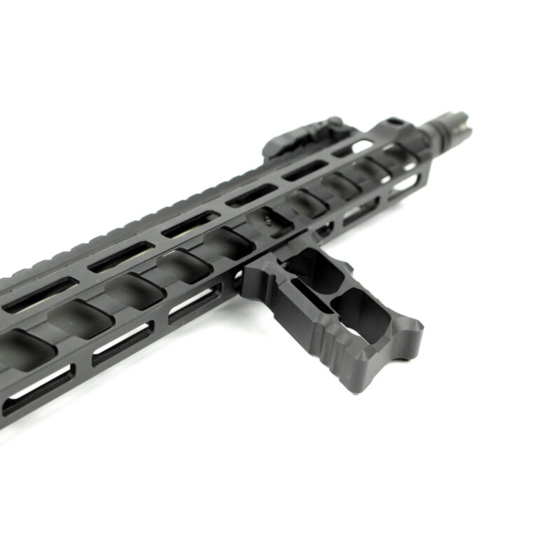 Tyrant CNC HALO MiniVert AR-15 Skeletonized Vertical Grip - Black