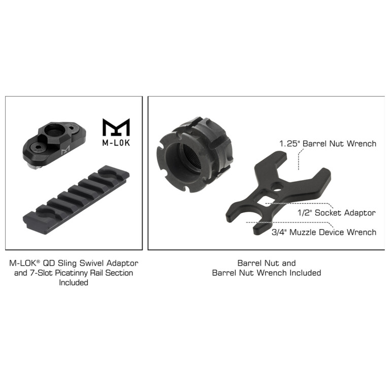 UTG PRO Suppressor Ready SD Free-Float AR15 Handguard