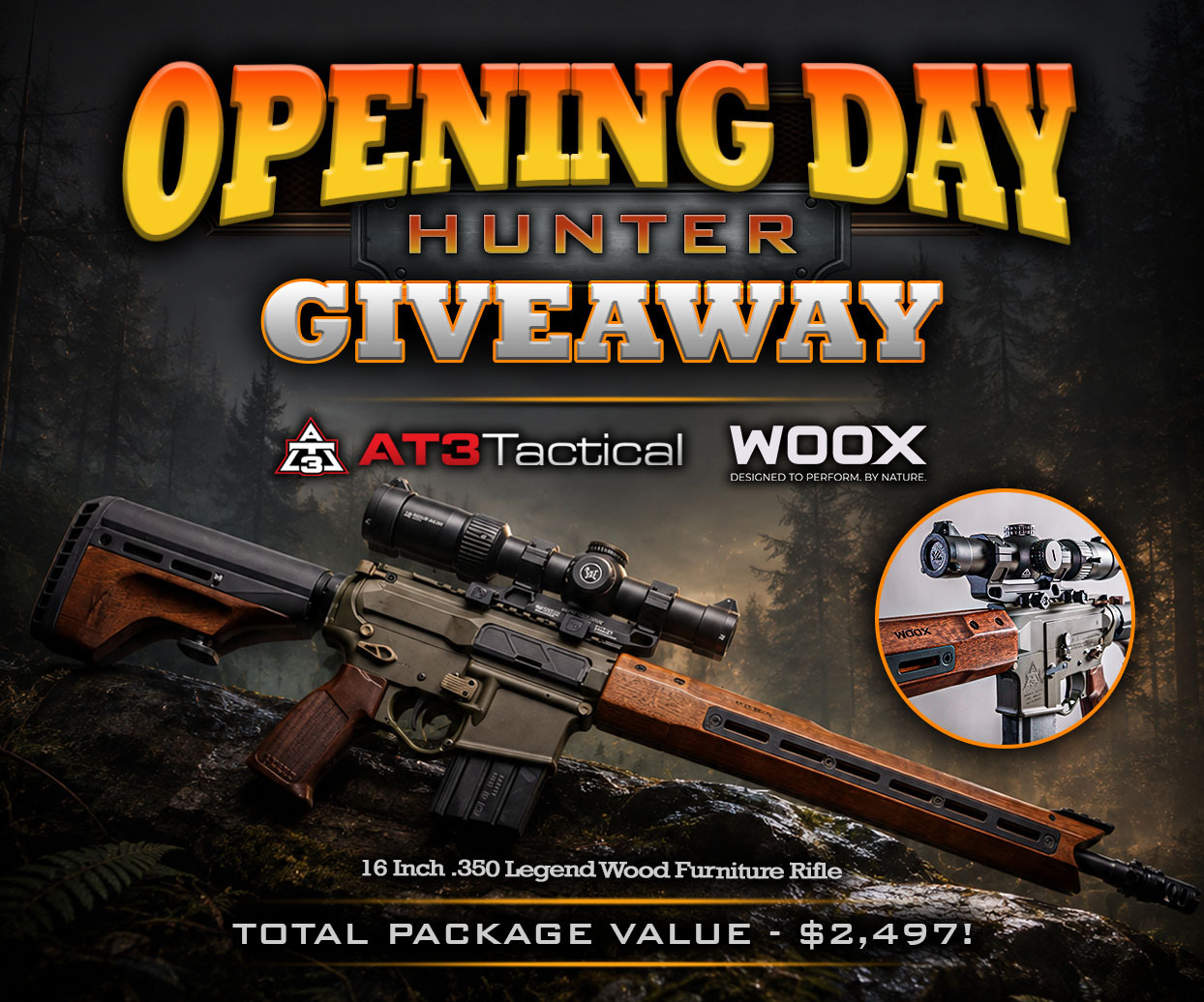 1,000 Yard 6 ARC Gas Gun Giveaway