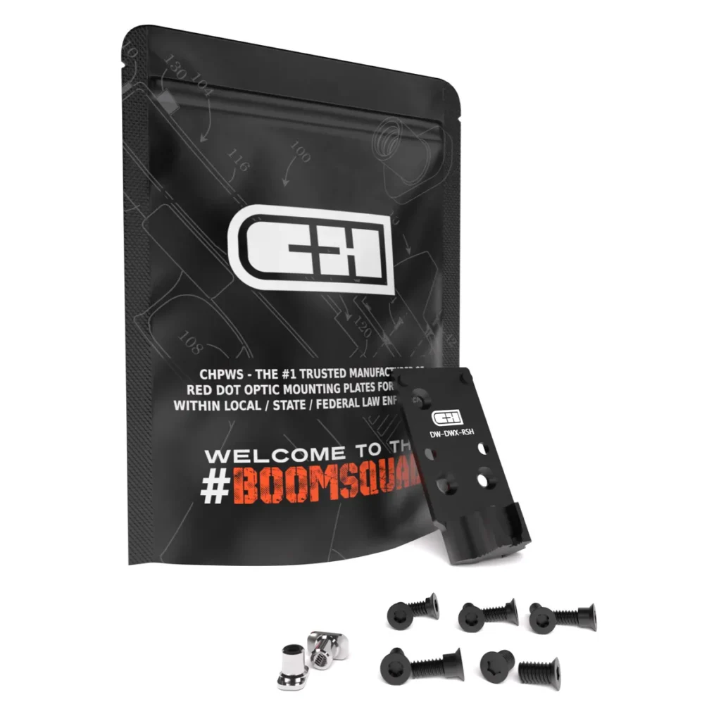 C&H Precision Optic Mounting Plate - For Dan Wesson DWX to RMR/SRO