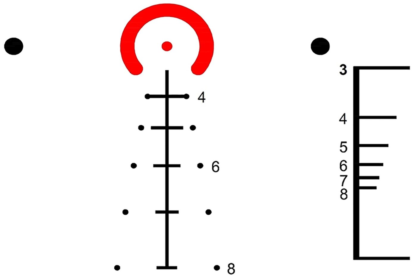 Primary Arms ACSS prism reticle with horseshoe, holdovers, and wind dots