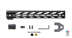 Open Box Return - STNGR VYPR® Free Float AR-15 Handguard - M-LOK - 3 Colors & 4 Lengths Available - Black, 15-inch