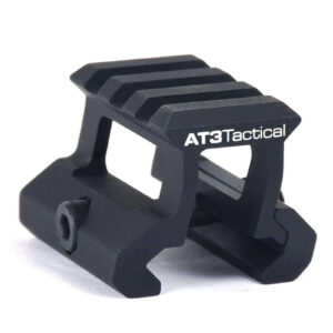 Open Box Return - AT3 Tactical PRO-MOUNT Mini Riser Mount – .83 or 1 Inch Height Lightweight Cantilever Mount - 0-83-med-profile-riser, Black