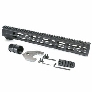 Open Box Return -AT3™ SPEAR Free Float AR-15 Handguard – 9, 12, & 15 Inch - M-LOK - Black, 15-inch