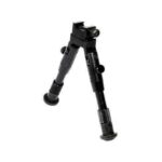 Open Box Return-UTG Shooter's Bipod with Rubber Feet - 2 Heights Available - 6.2in - 6.7in
