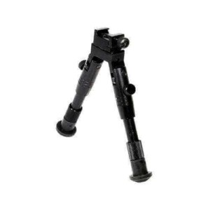 Open Box Return-UTG Shooter's Bipod with Rubber Feet - 2 Heights Available - 6.2in - 6.7in