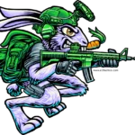 AT3 Tactical Sticker Pack 04 by Brokoliking - Rabbit