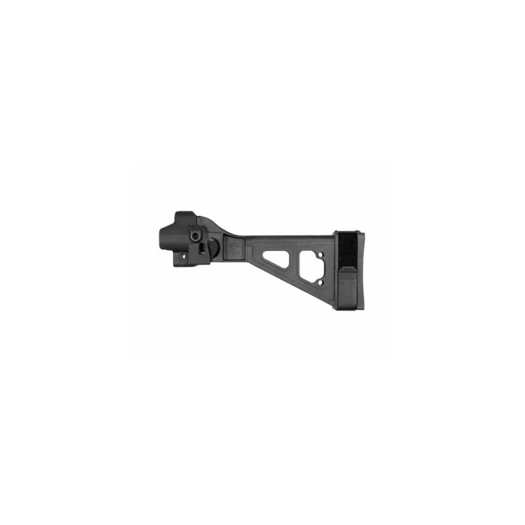 SB Tactical, SBT5 Side Folding Stabilizing Brace w/ Nylon Strap - Fits HK MP5/MP5K & Reverse Stretch Clones