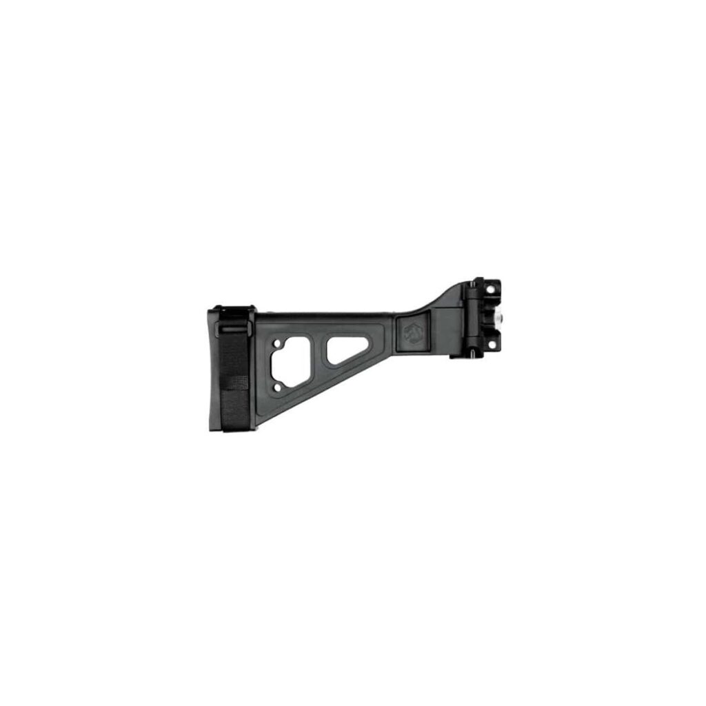 SB Tactical SBT5K Side Folding Stabilizing Brace w/ Nylon Strap - Fits HK MP5K/SP89 & Clones