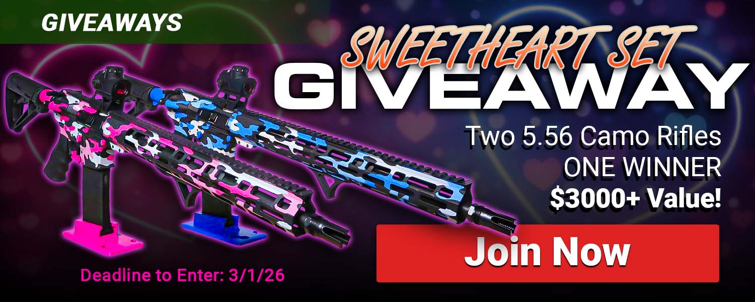 Professional-grade rifle giveaway
